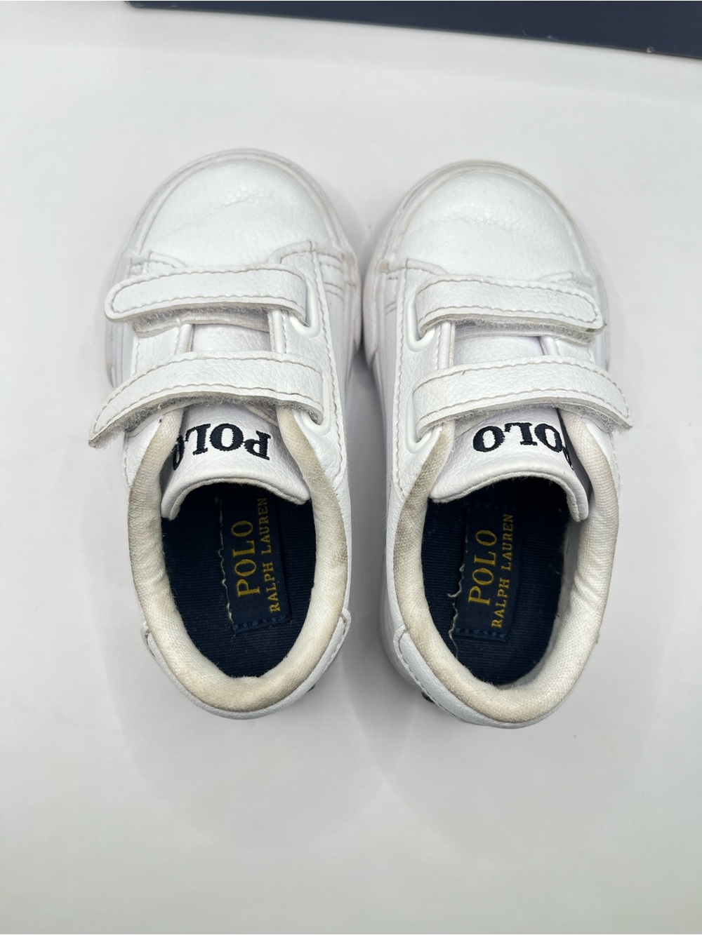 Polo Ralph Lauren Toddler 5.5 White Sneakers - Picture 4 of 7